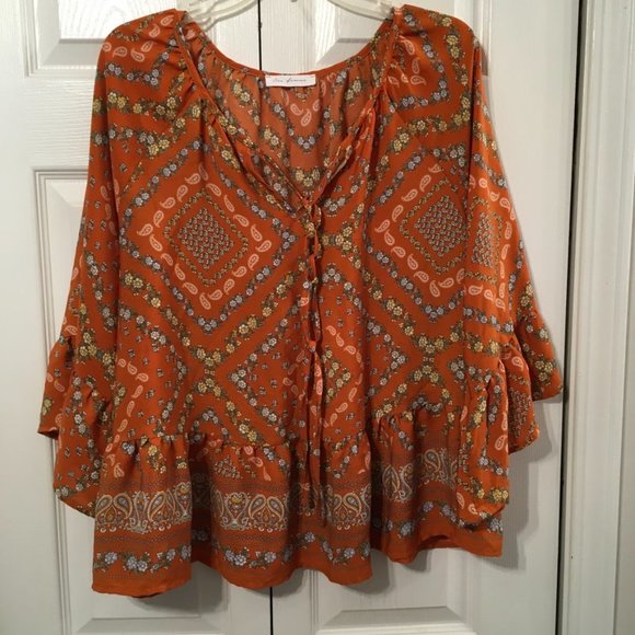 Ces Femme Tops - Ces Femme Sheer Blouse